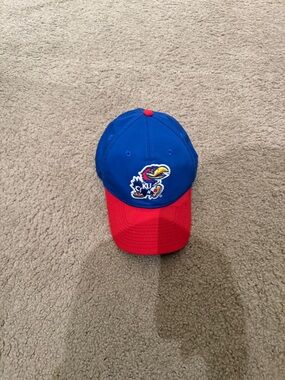 Kansas Jayhawks Blue and Red Baseball Cap